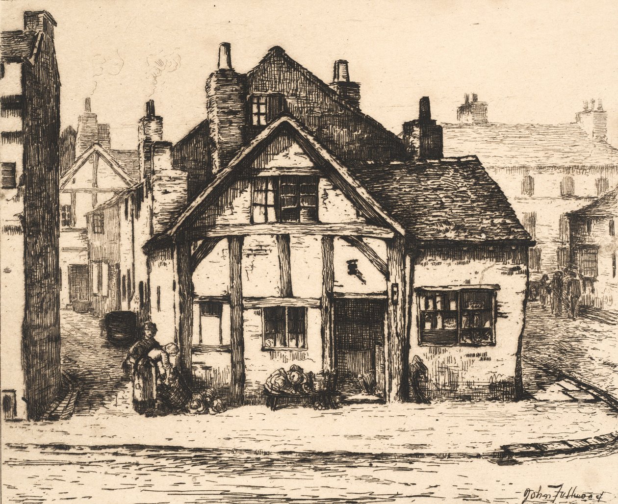Altes Haus, Salop Straße, Wolverhampton, aus 