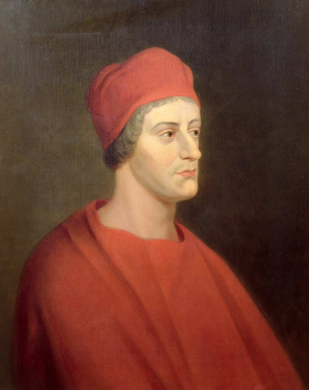 Porträt des Schauspielers Henry Harris als Wolsey aus William Shakespeares Henry VIII, 1662 von John Greenhill