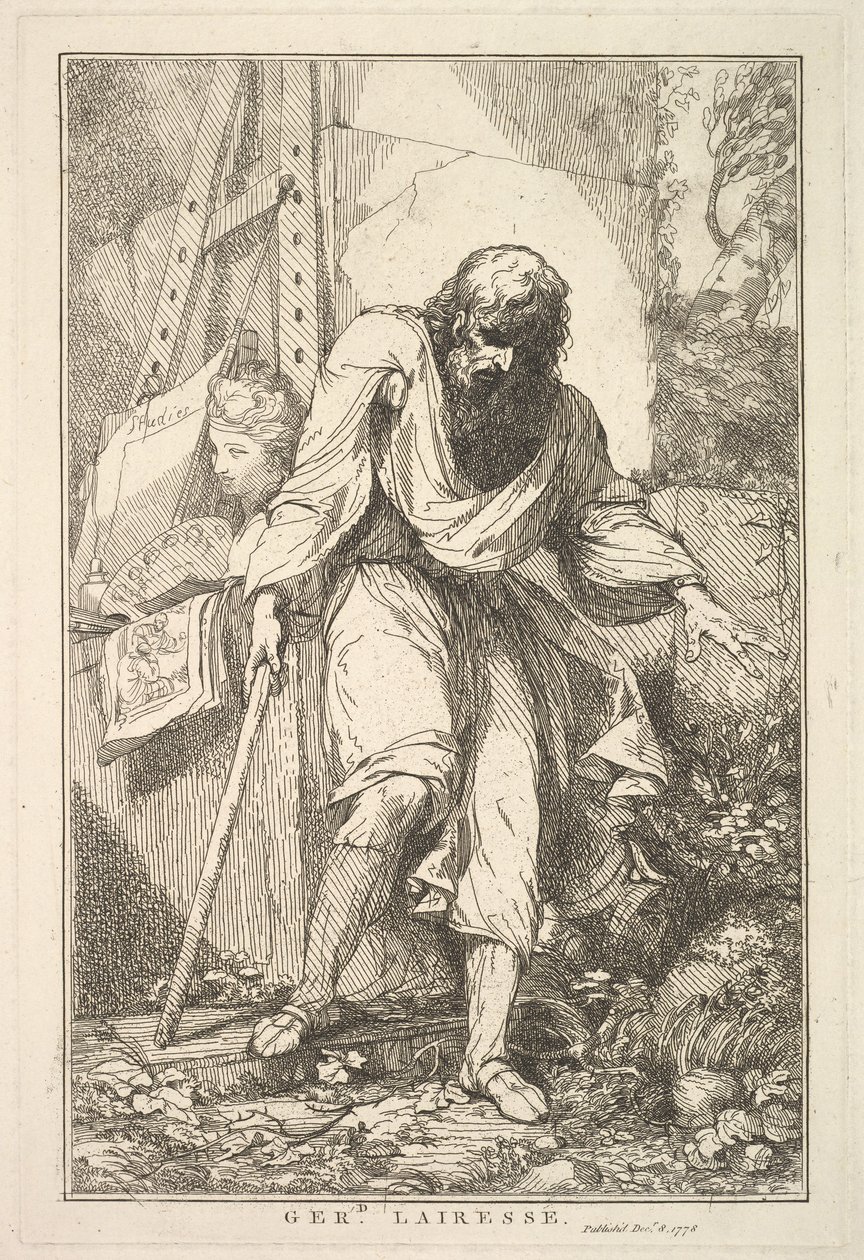Gerard Lairesse aus Fünfzehn Radierungen gewidmet Sir Joshua Reynolds, 8. Dezember 1778 von John Hamilton Mortimer