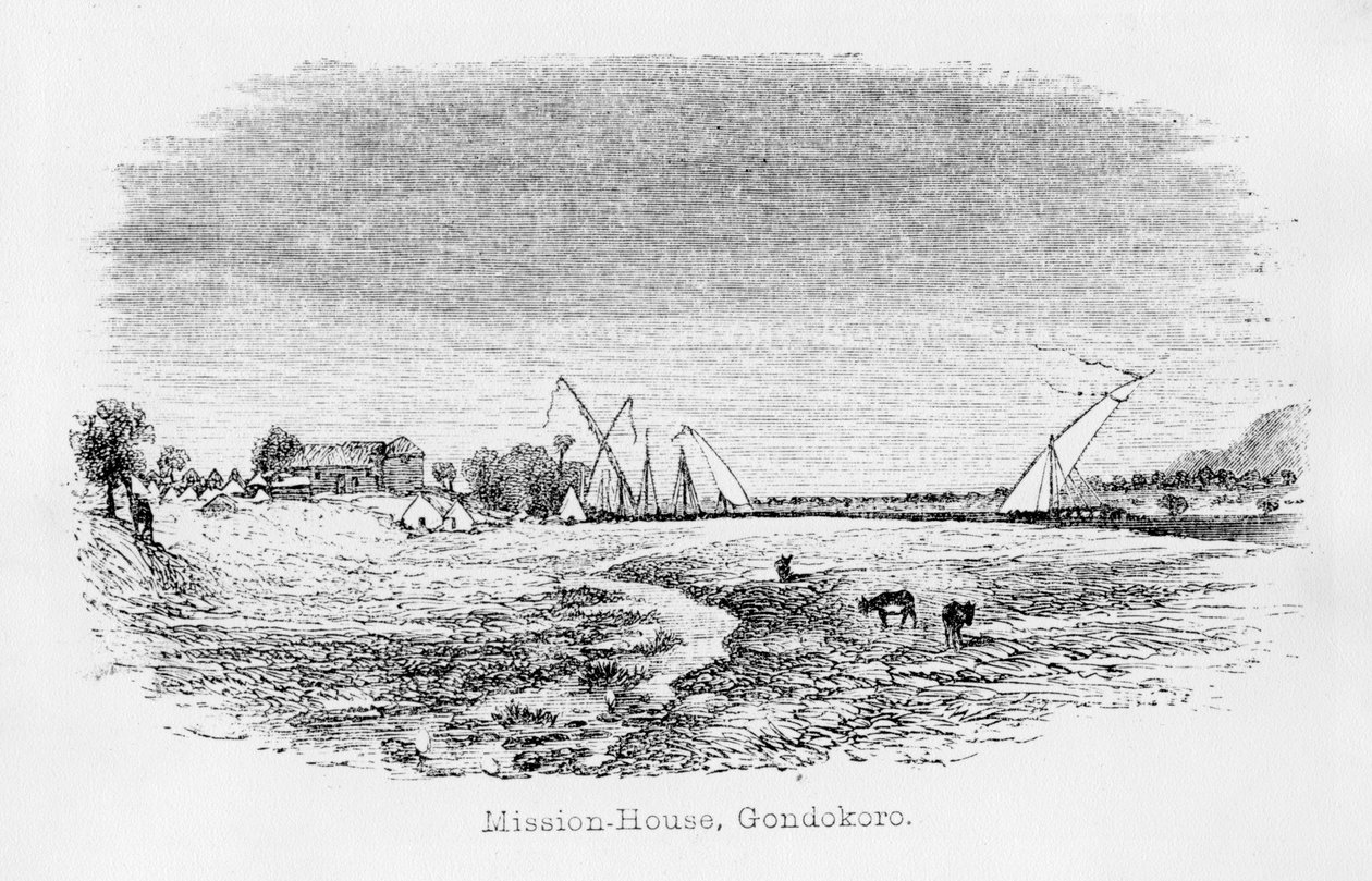 Missionshaus, Gondokoro, aus 