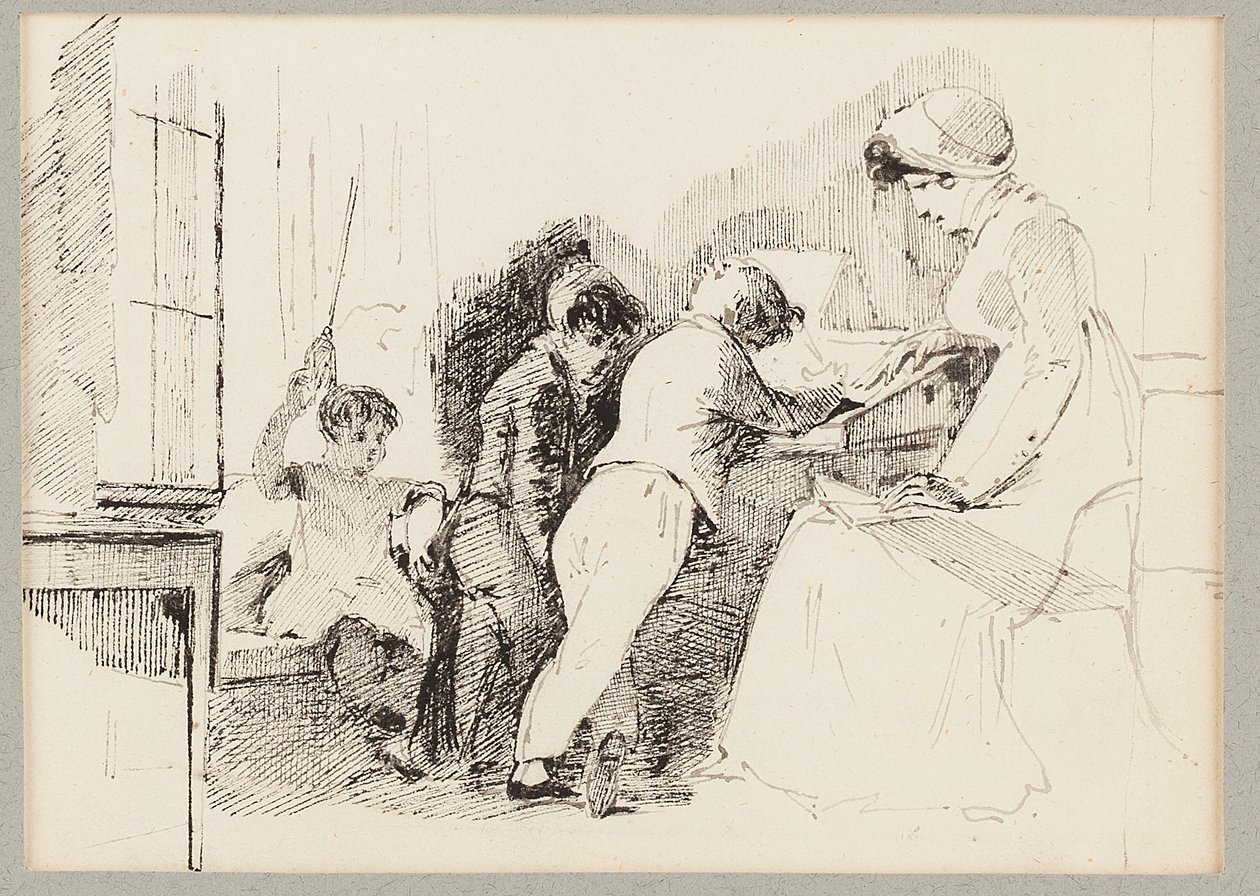 Jessy, Robert, Joseph und Sophie, 1818 von John Harden