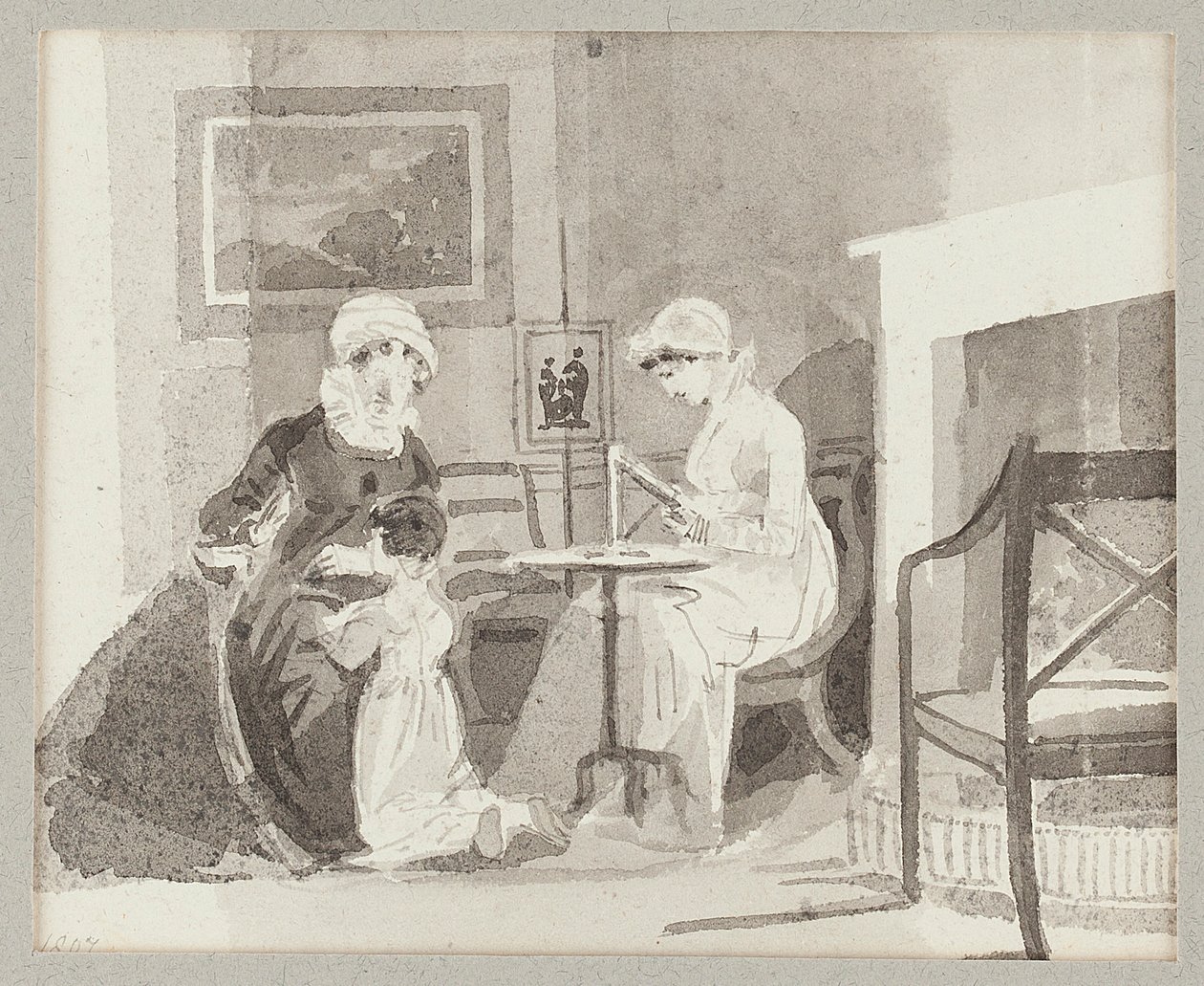 Mrs H, Jessie und die junge Sophia von John Harden