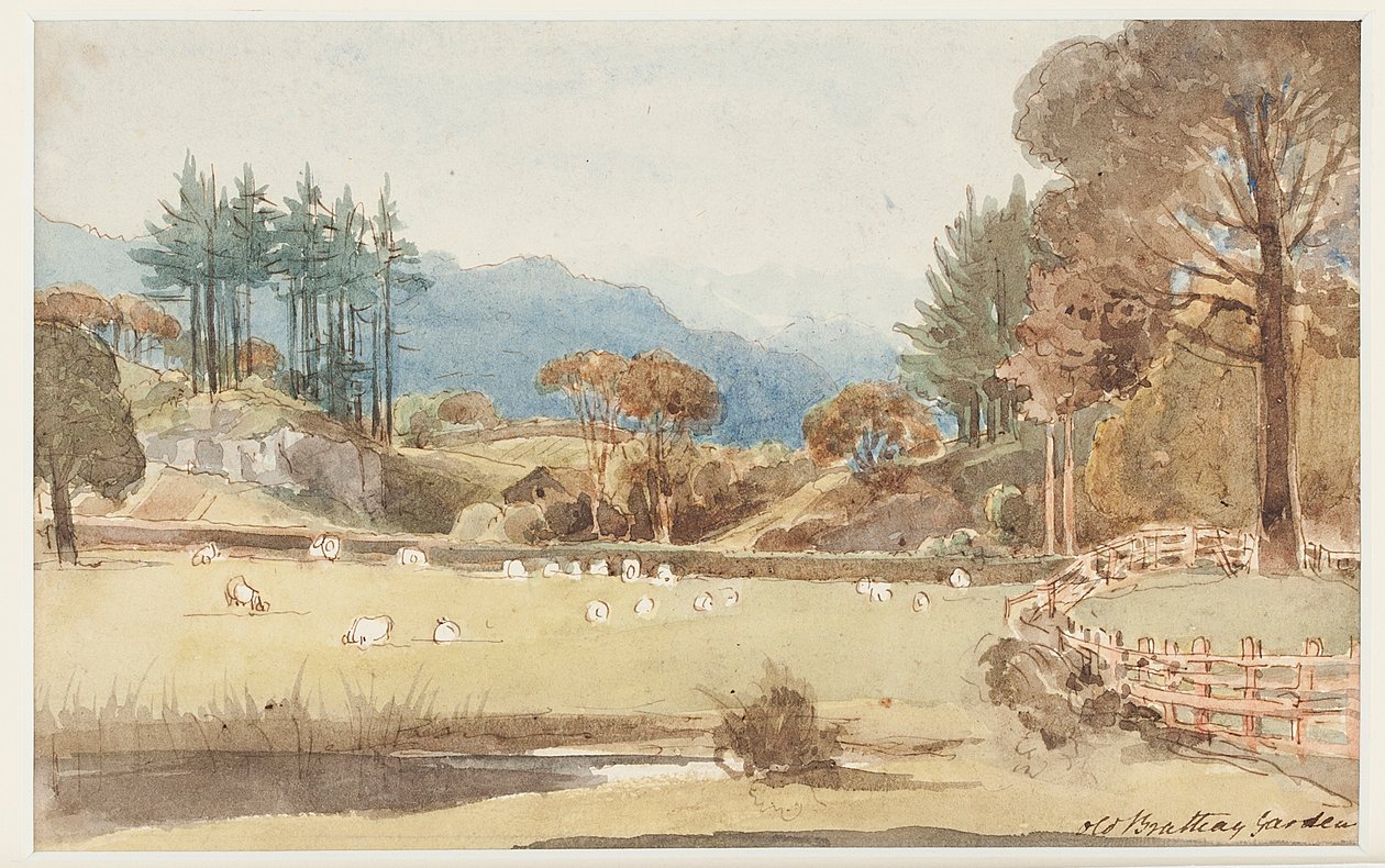 Blick nach Langdale, Lake District, Cumbria, 1831 von John Harden