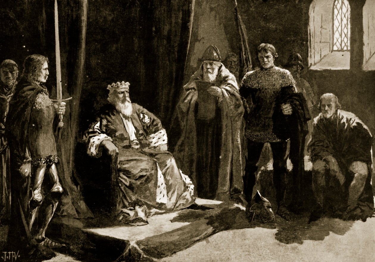 Das Parlament von Owen Glendower, der die walisische Unabhängigkeit herbeiführte von John Harris Valda