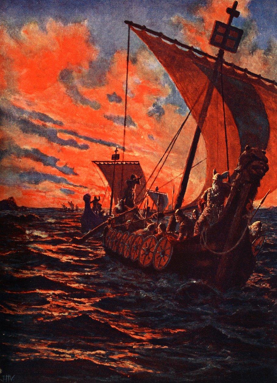 Die Rückkehr der Wikinger von John Harris Valda