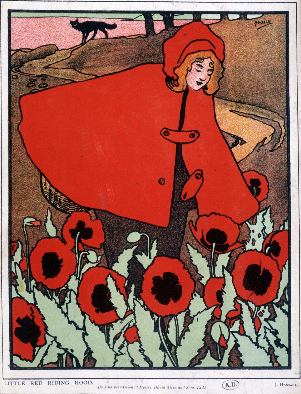 Rotkäppchen - Plakat, von John Hassall um 1930 von John Hassall