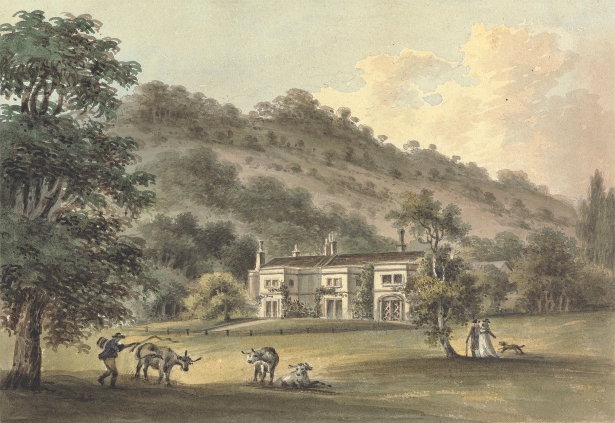 Grove Cottage, Box Hill, Surrey, der Sitz von George Barclay Esq. von John Hassell