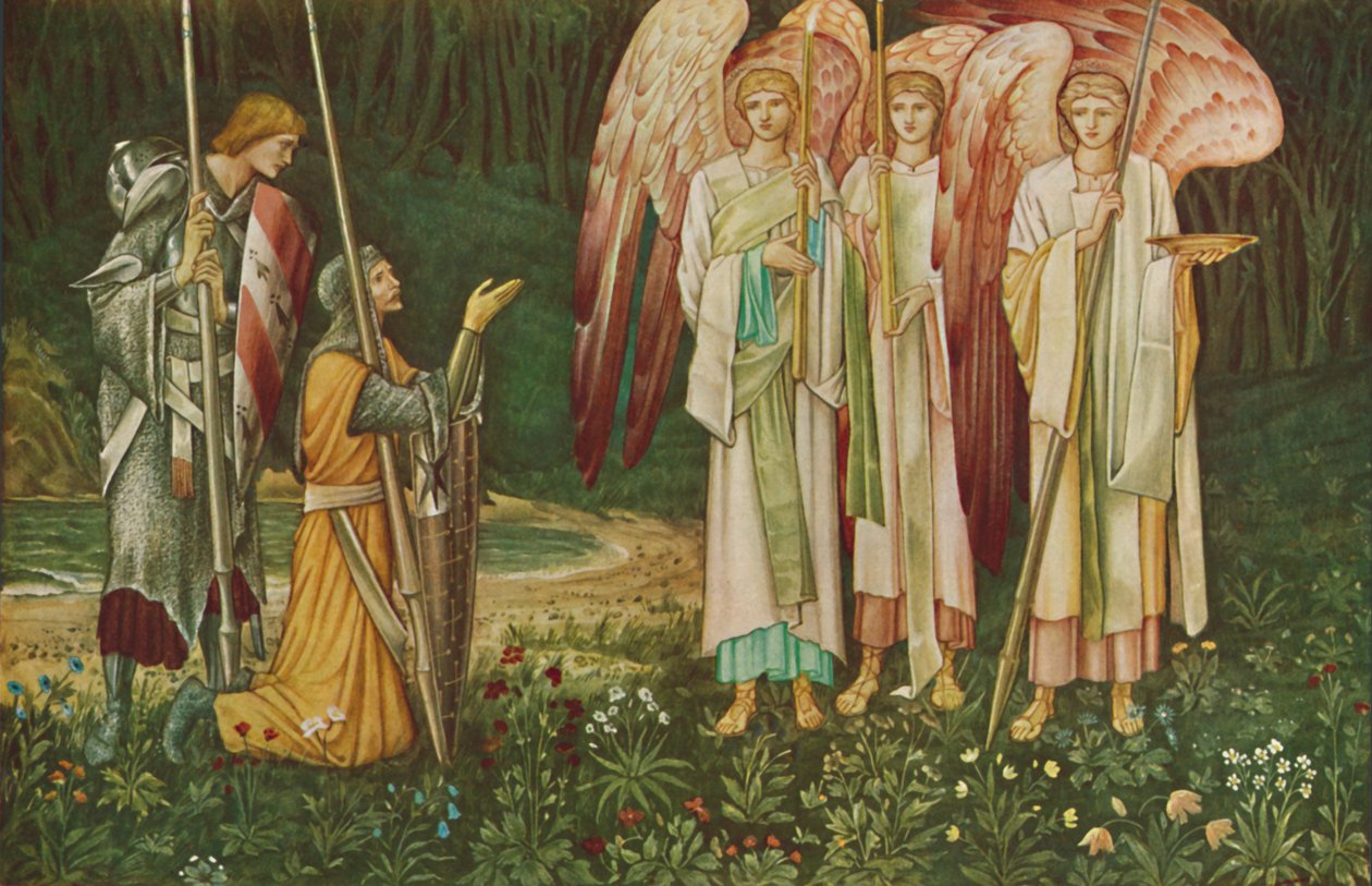 Die Vision des Heiligen Grals von John Henry Dearle