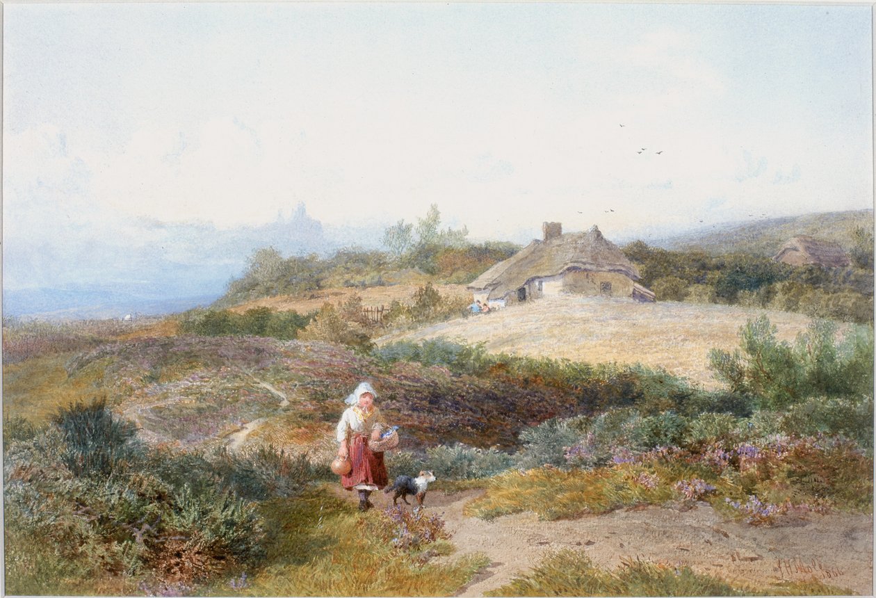 Hüttenszene von John Henry Mole