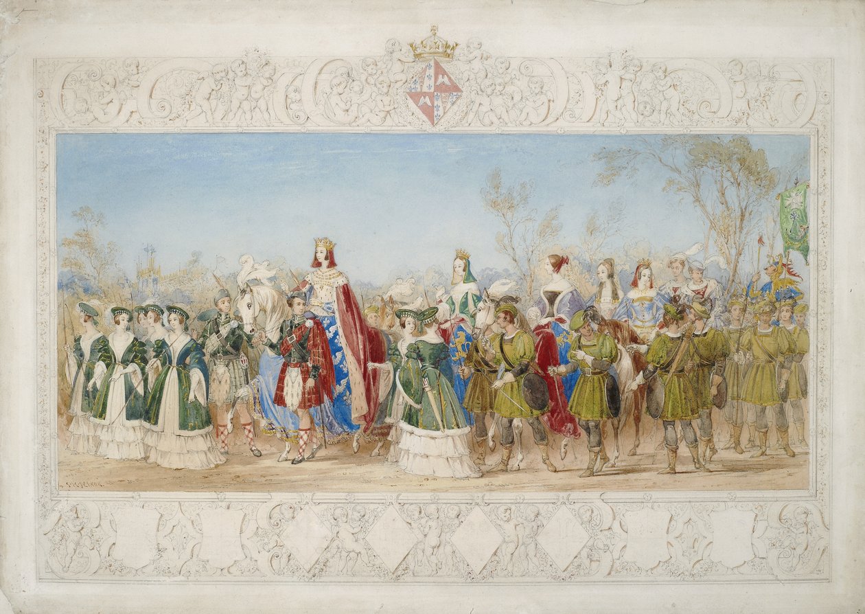 Jane Georgiana, Lady Seymour, Königin der Schönheit von John Henry Nixon