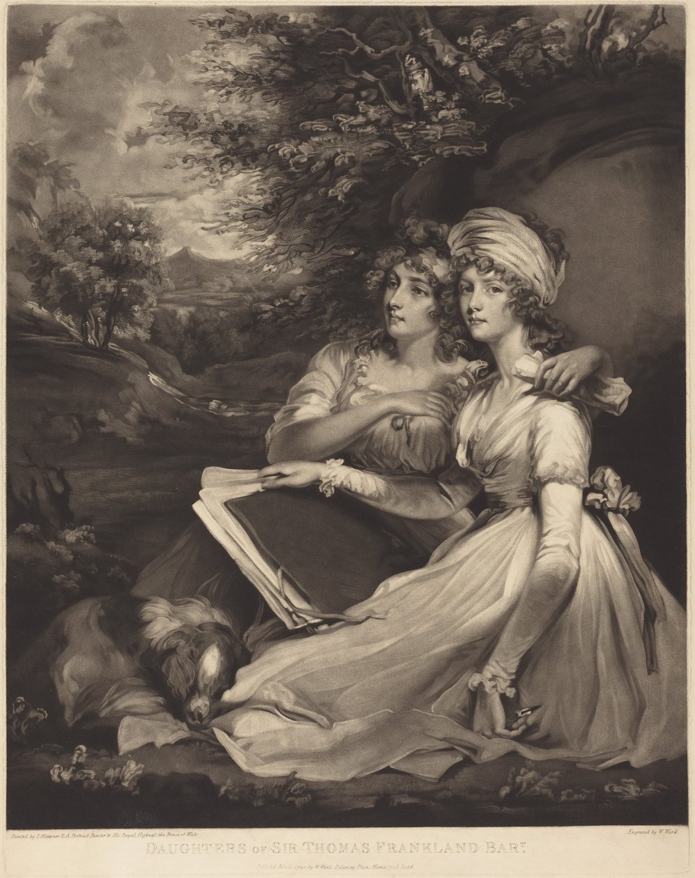 Töchter von Sir Thomas Frankland, Bart. (Die Schwestern) von John Hoppner