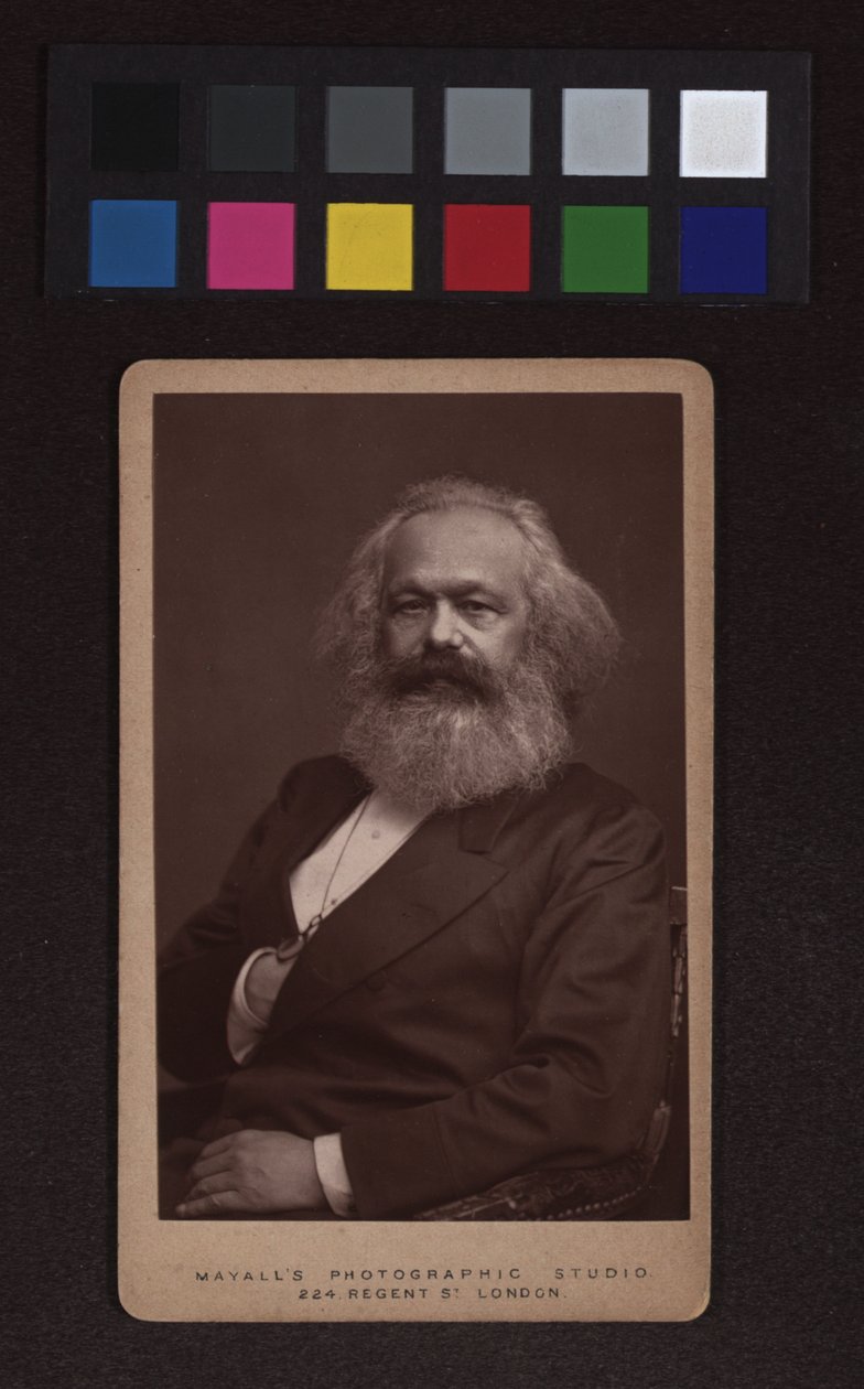 Karl Marx (1818-1883), Philosoph, Ökonom, politischer Denker von John Jabez Edwin Mayall