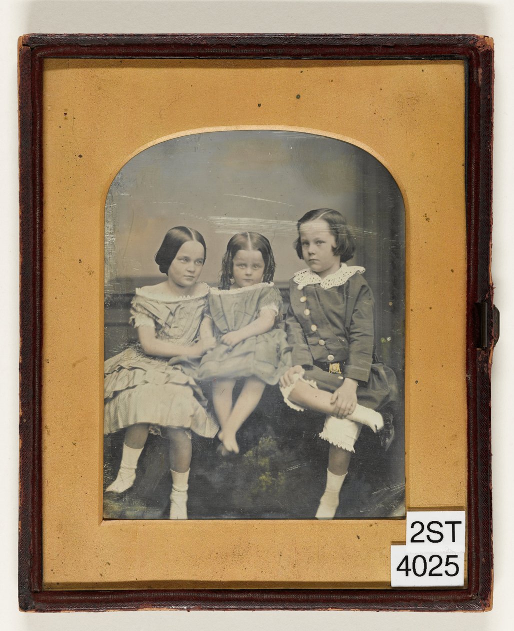 Porträt von drei Kindern von John Jabez Edwin Mayall