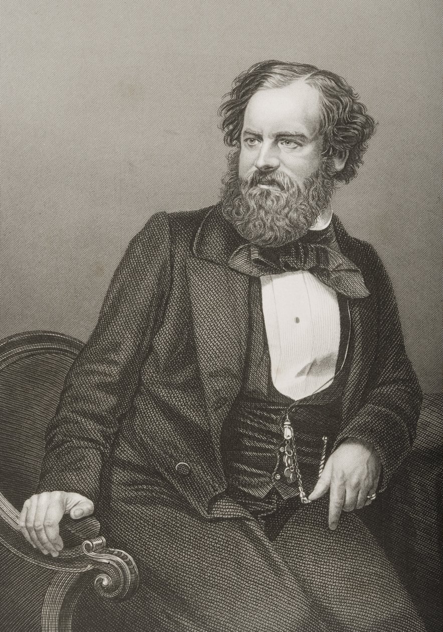 Albert Smith (1816-60), graviert von D.J. Pound nach einem Foto, aus 
