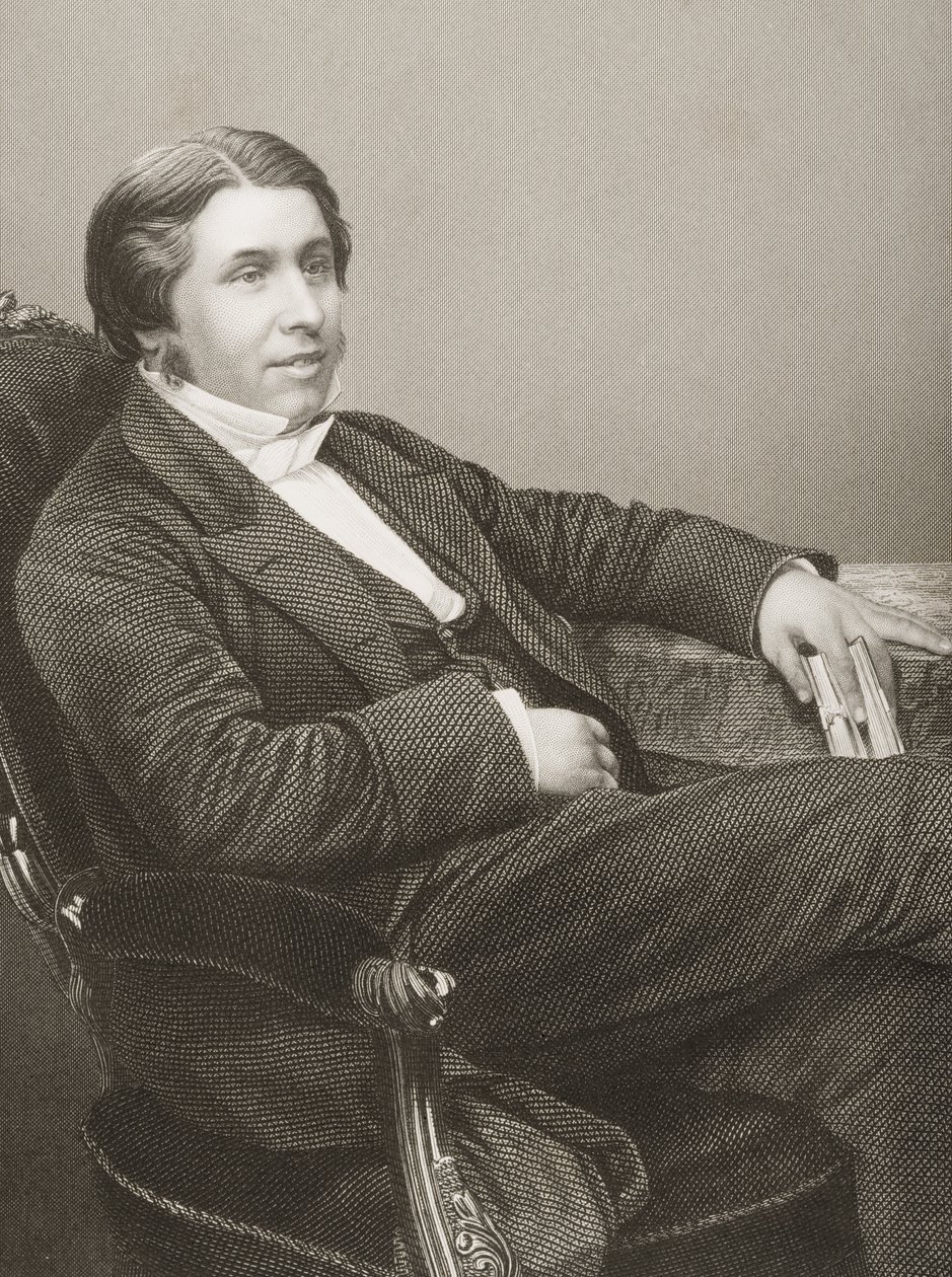 Charles Haddon Spurgeon (1834-92) (gestochen von D.J. Pound nach einem Foto, aus 