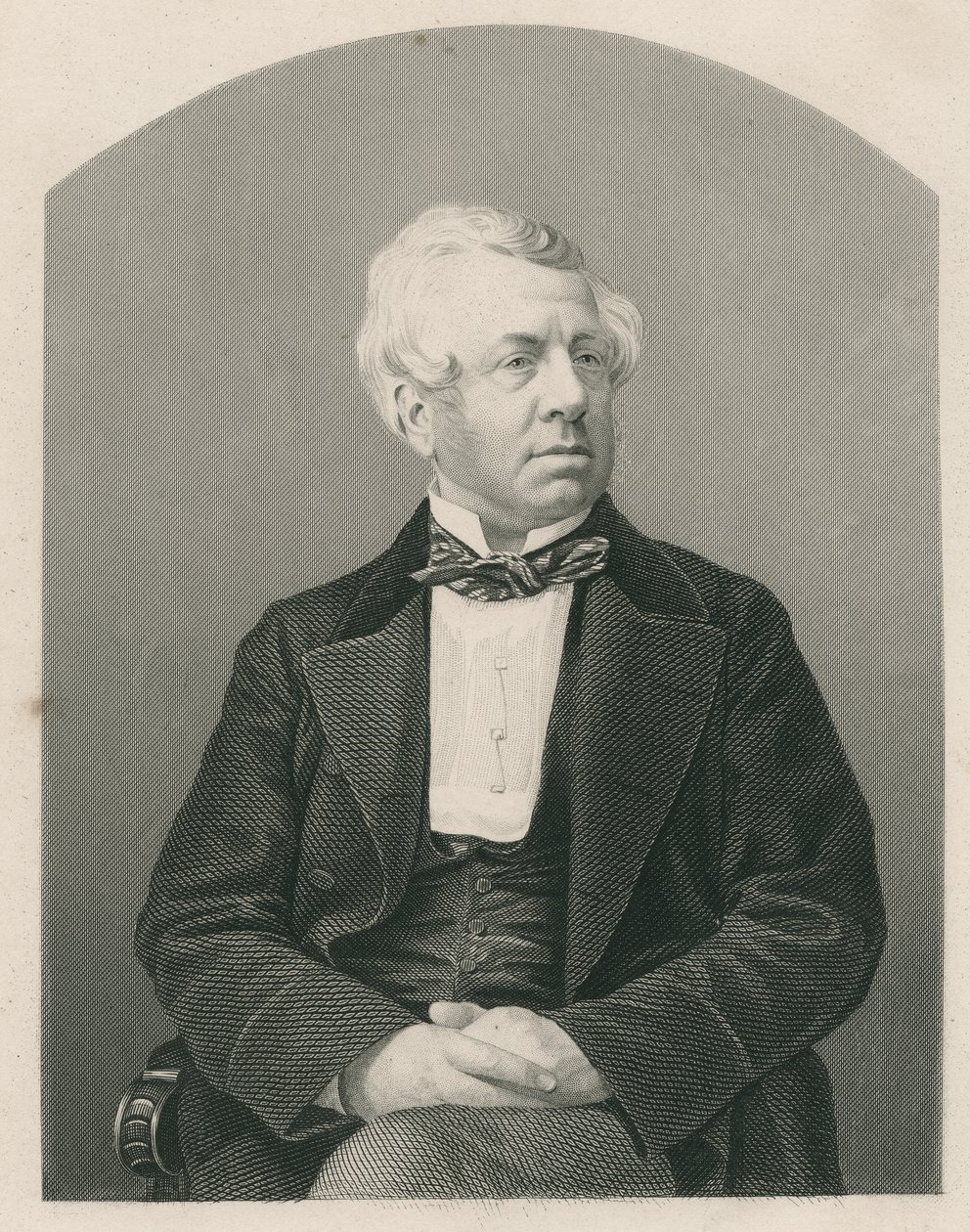 George William Frederick Howard, graviert von D.J. Pound nach einem Foto, aus 