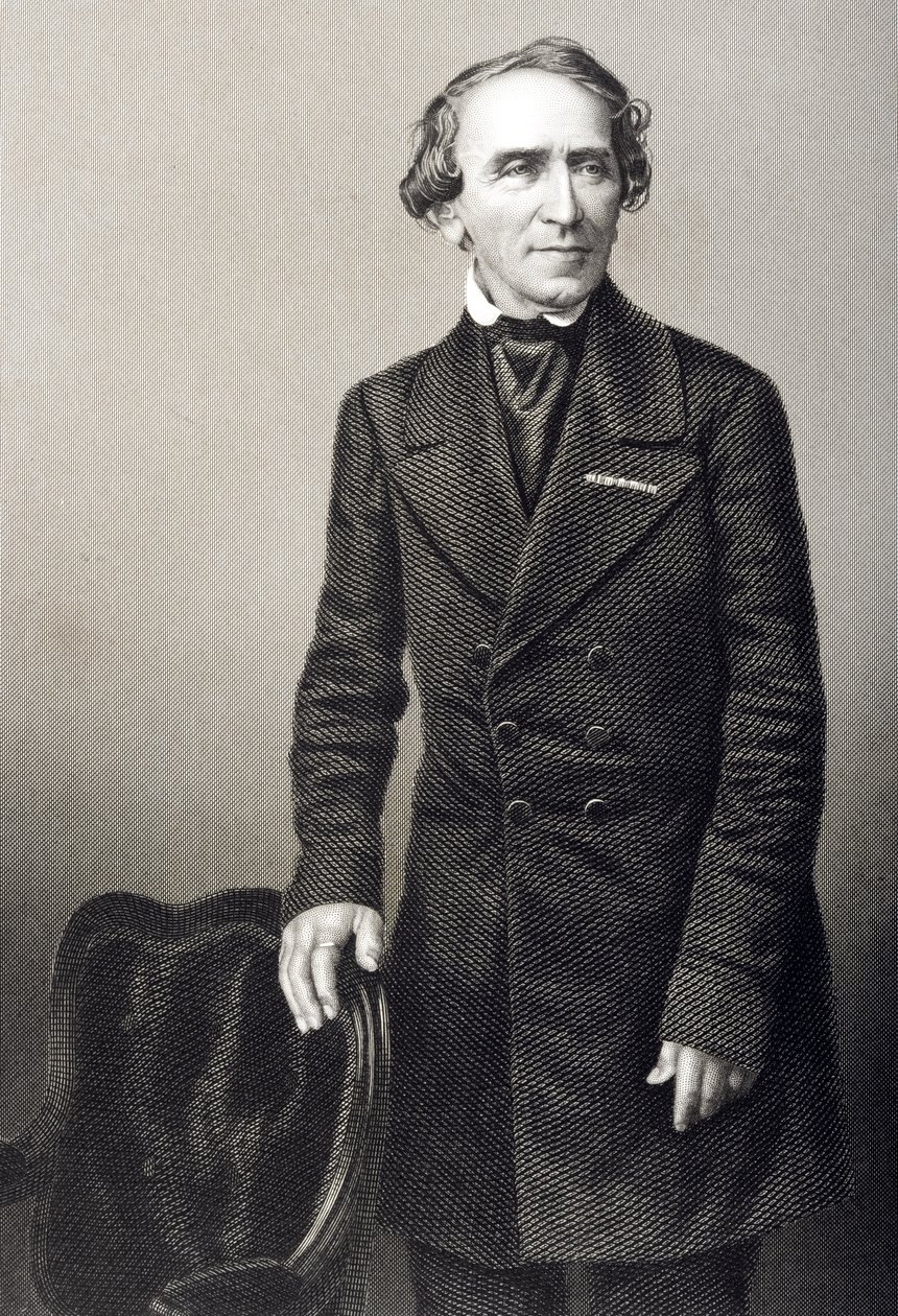 Giacomo Meyerbeer, graviert von D.J. Pound nach einem Foto, aus 