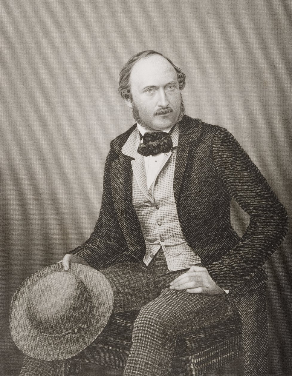 H.R.H. Prinz Albert (1819-61) Prinzgemahl von Großbritannien und Irland, graviert von D.J. Pound nach einem Foto, aus 