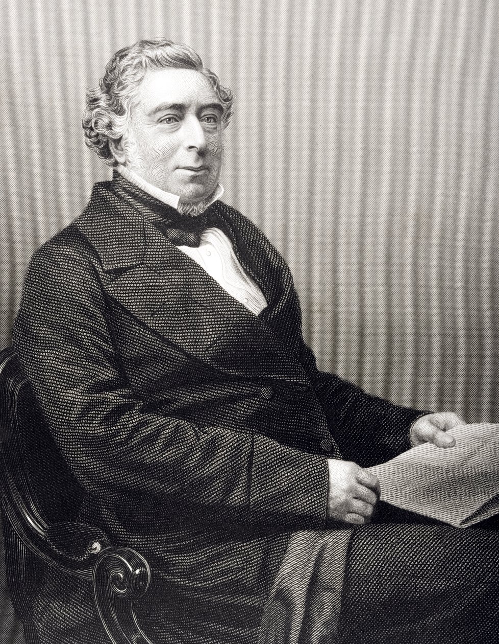Robert Stephenson (1803-59) graviert von D.J. Pound nach einem Foto, aus 