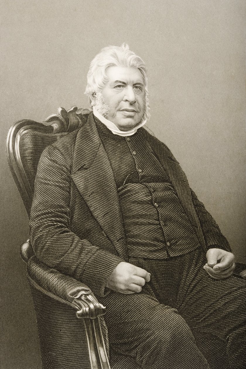 Walter Farquhar Hook (1798-1875) graviert von D.J. Pound nach einem Foto, aus 