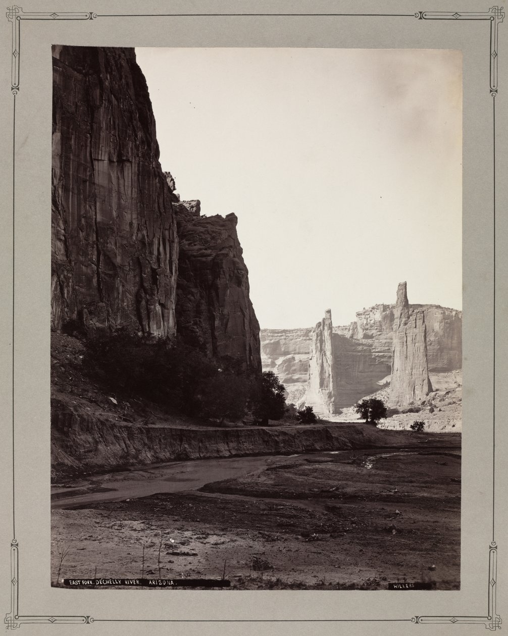 East Fork, de Chelly River, Arizona von John K. Hillers