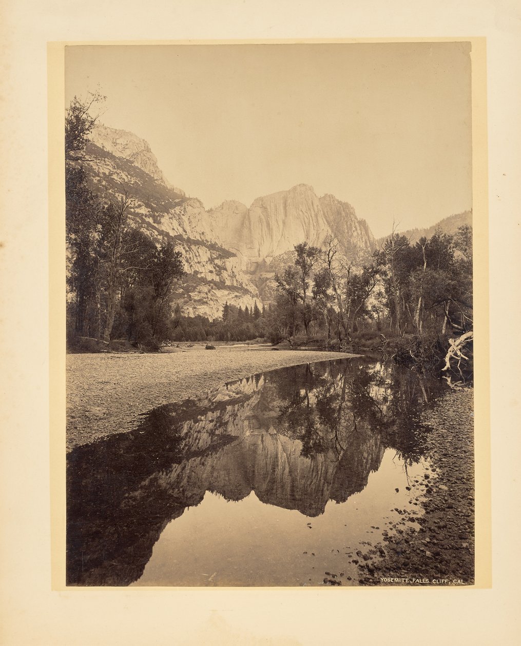Yosemite-Wasserfälle, Klippe, Kalifornien von John K. Hillers
