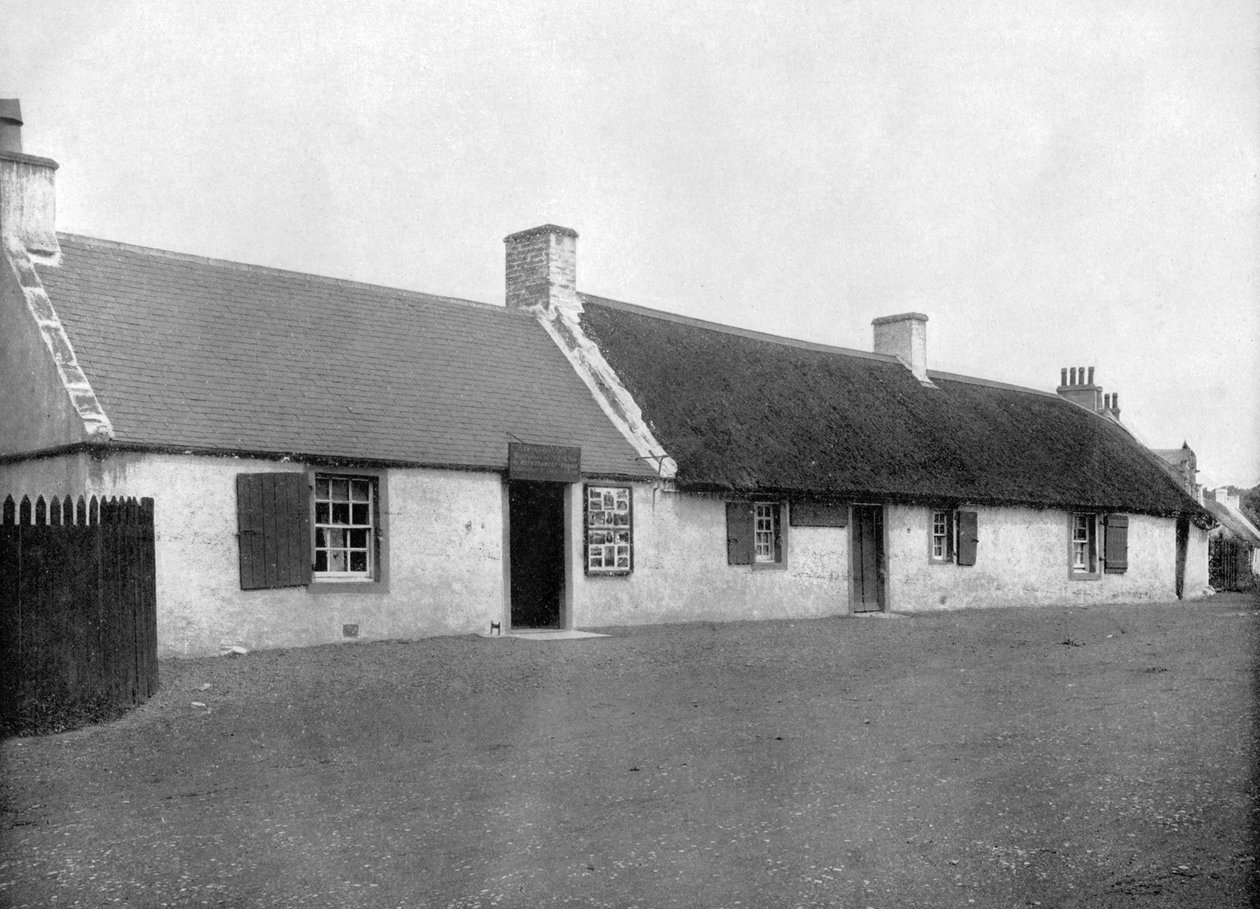Burns Cottage, Schottland, 1893 von John L. Stoddard