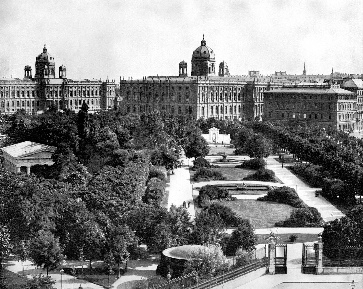 Volksgarten und Theseum, Wien, Österreich, 1893 von John L. Stoddard