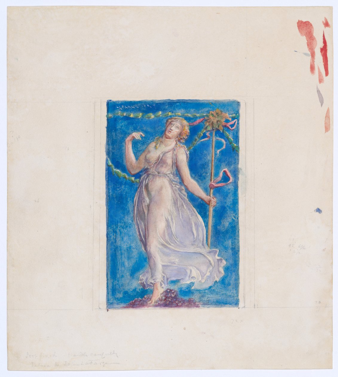 Eine Bacchantin von John La Farge or Lafarge