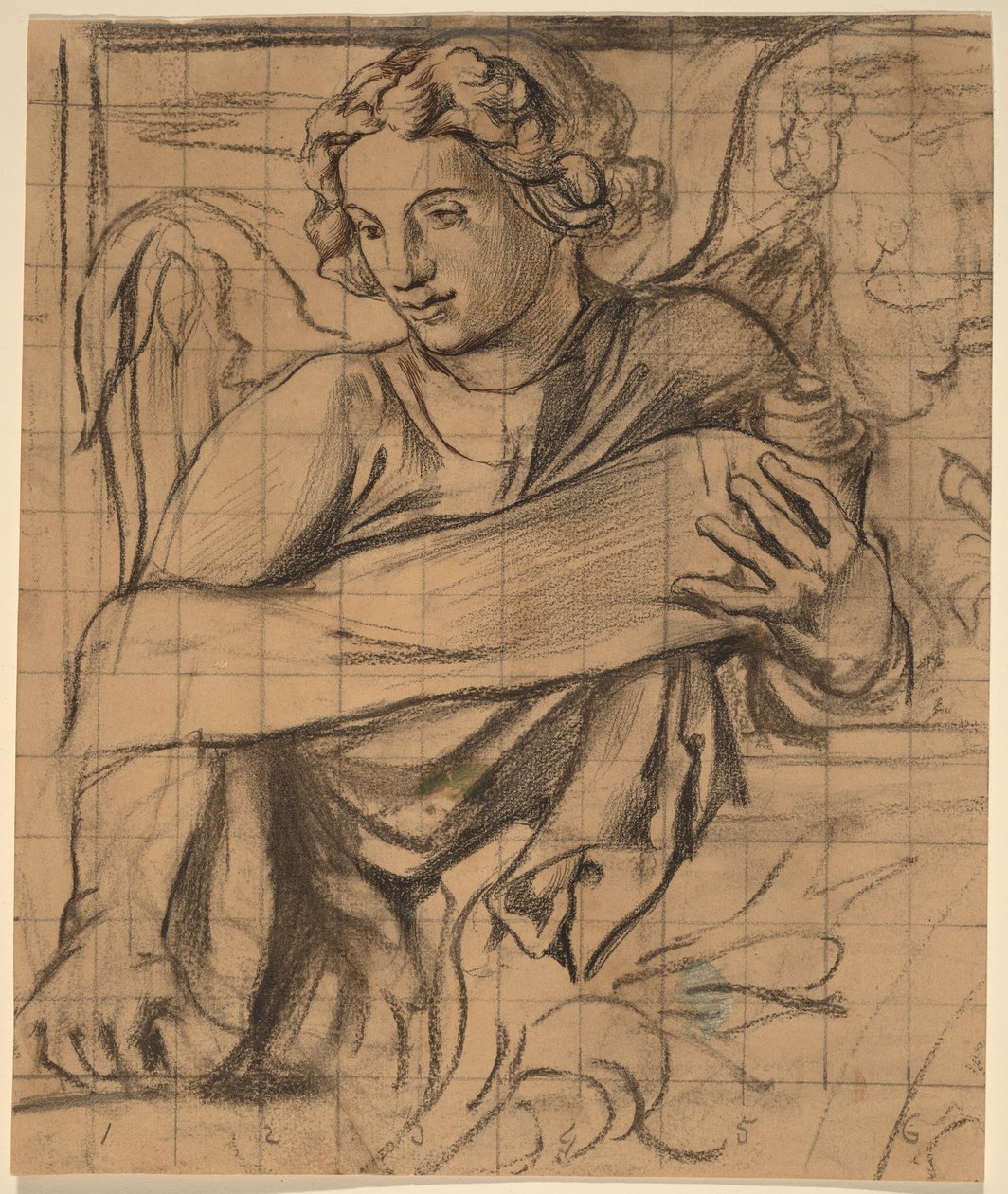 Engel - Wandgemälde der Dreifaltigkeitskirche von John La Farge or Lafarge