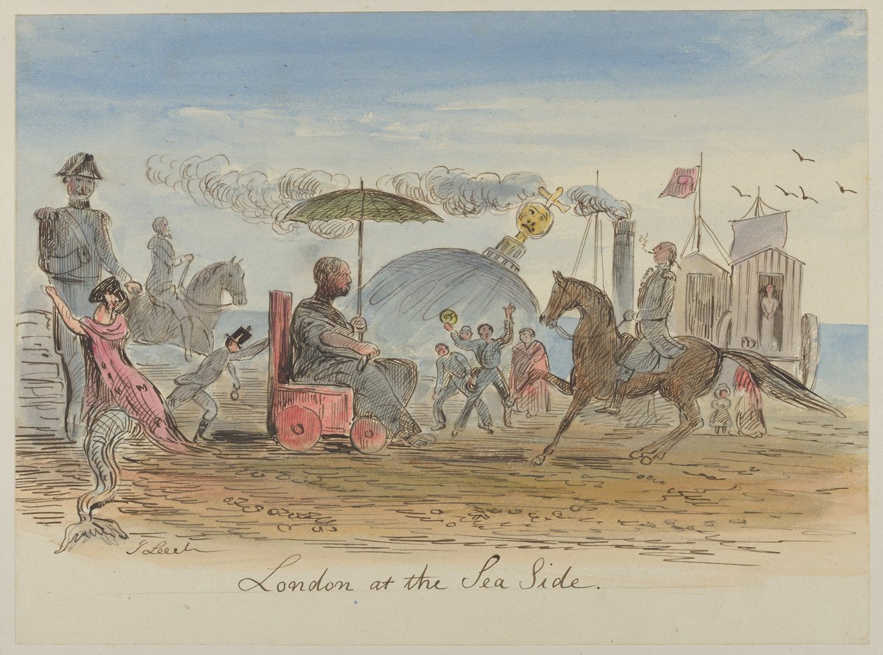 London am Meer von John Leech