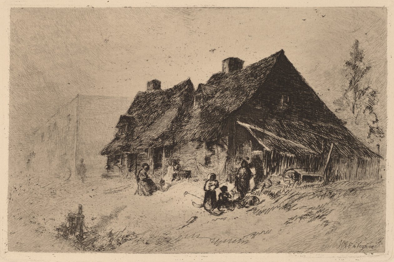 Sklavenhütten in Wilmington von John Mackie Falconer