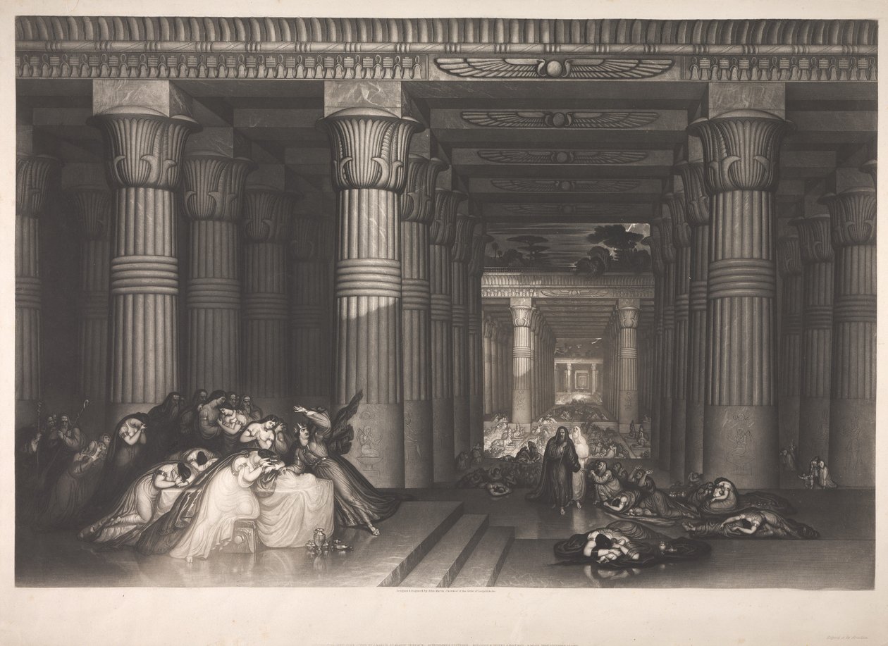 Tod des Erstgeborenen von John Martin