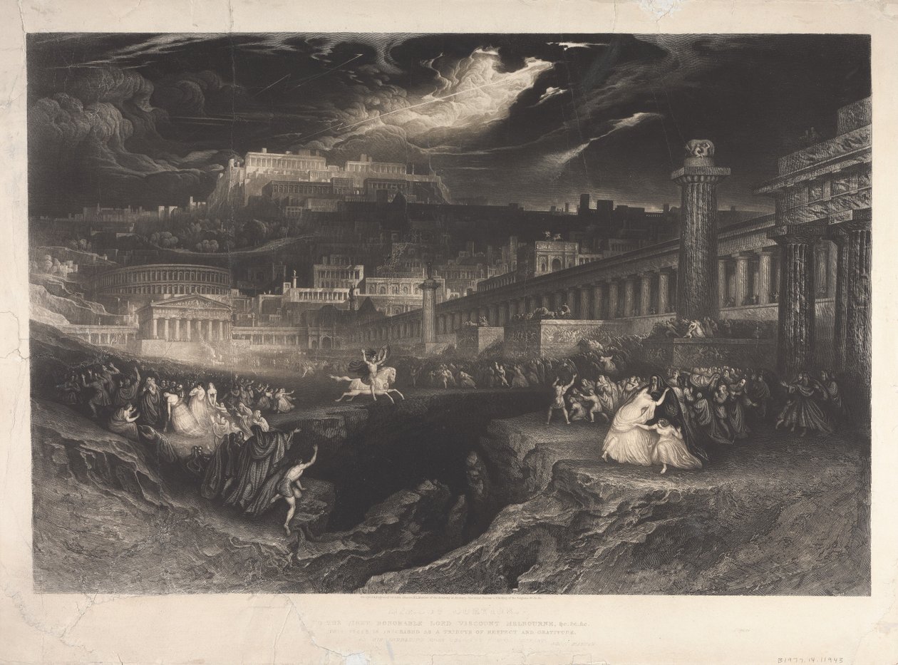 Marcus Curtius von John Martin