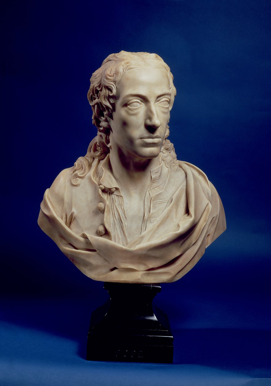 Büste von Alexander Pope von John Michael Rysbrack