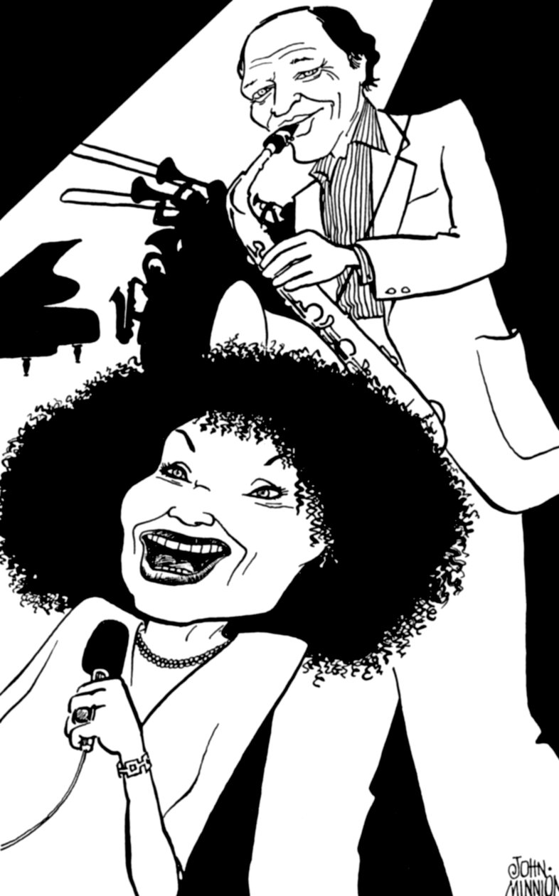 Cleo Laine und Sir John Dankworth Dame Cleo Laine, Lady Dankworth, geboren als Clementina Dinah Campbell von John Minnion