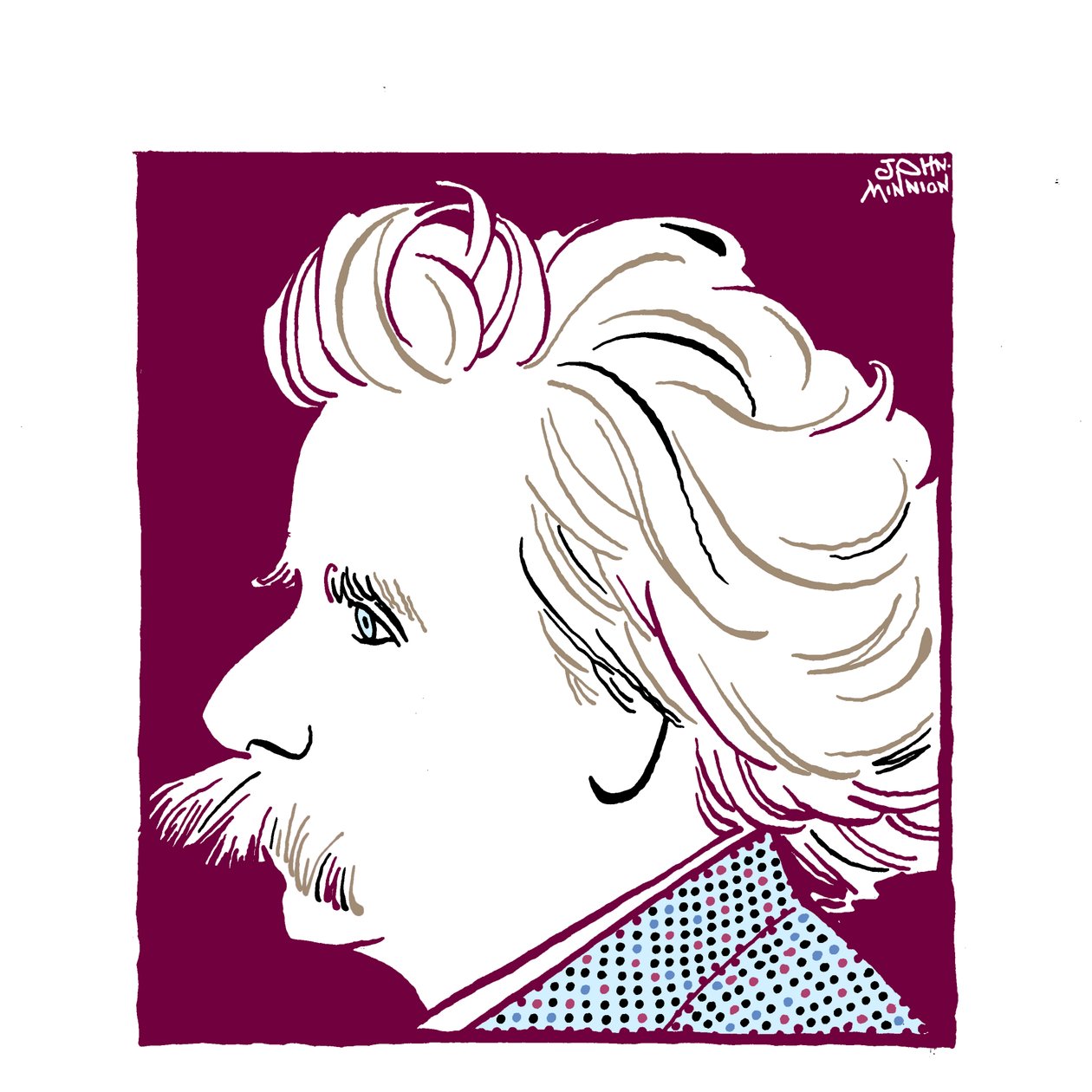 Edvard Grieg - Norwegischer Komponist schottischer Abstammung 1843-1907 von John Minnion