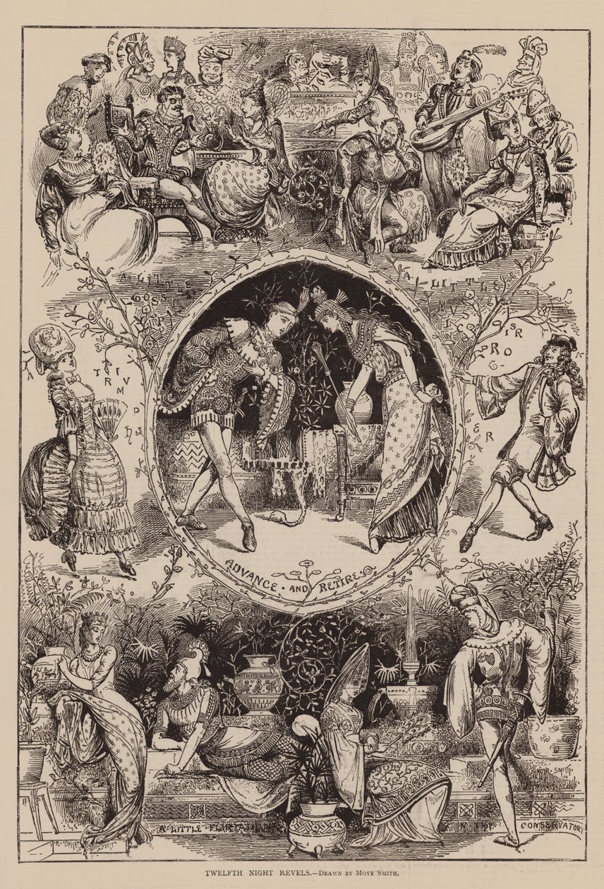 Zwölfte Nacht Feierlichkeiten von John Moyr Smith