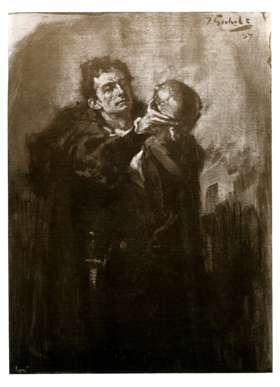 Forbes-Robertson als Hamlet von John Percival Gulich