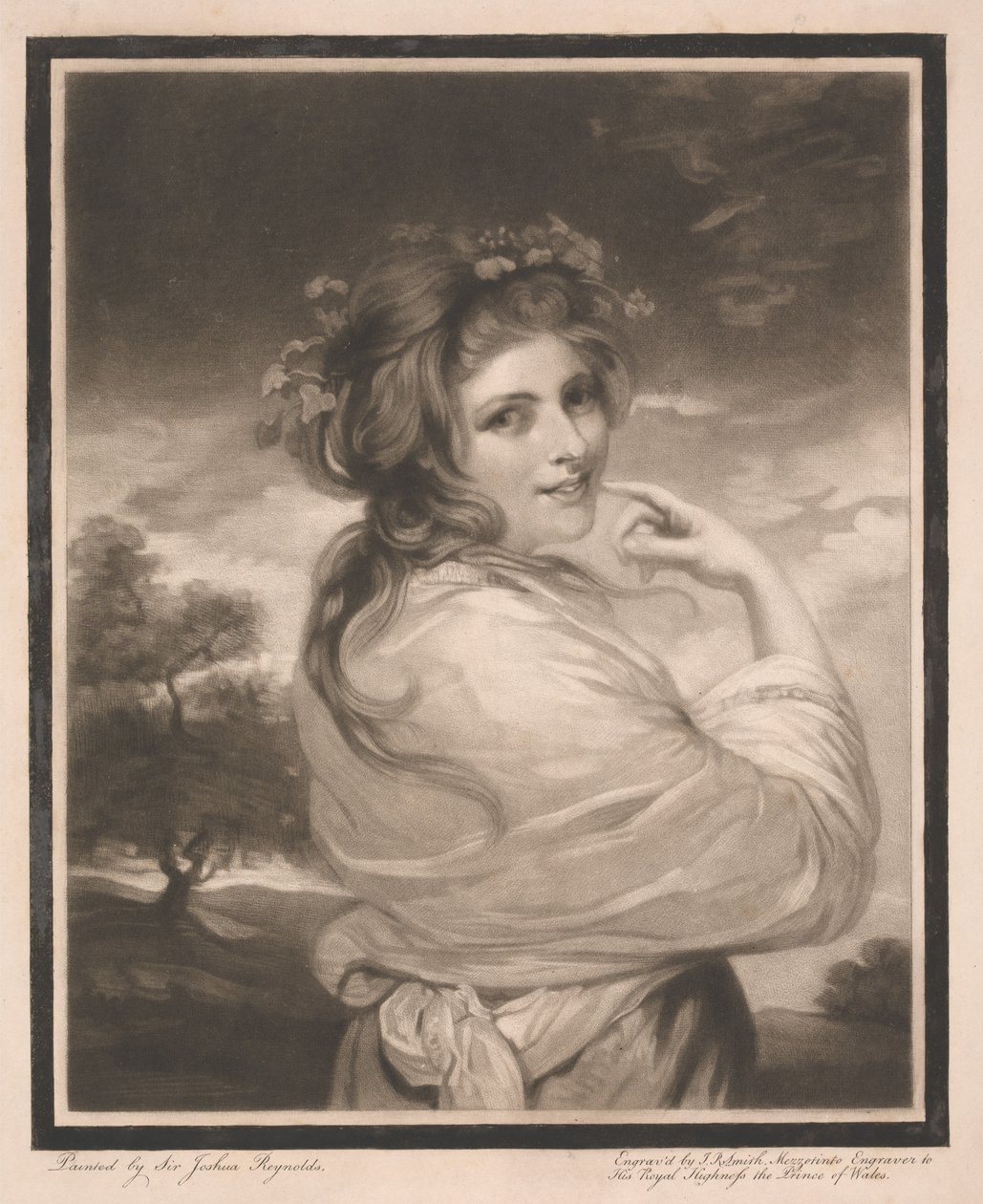 Lady Hamilton als Bacchantin von John Raphael Smith