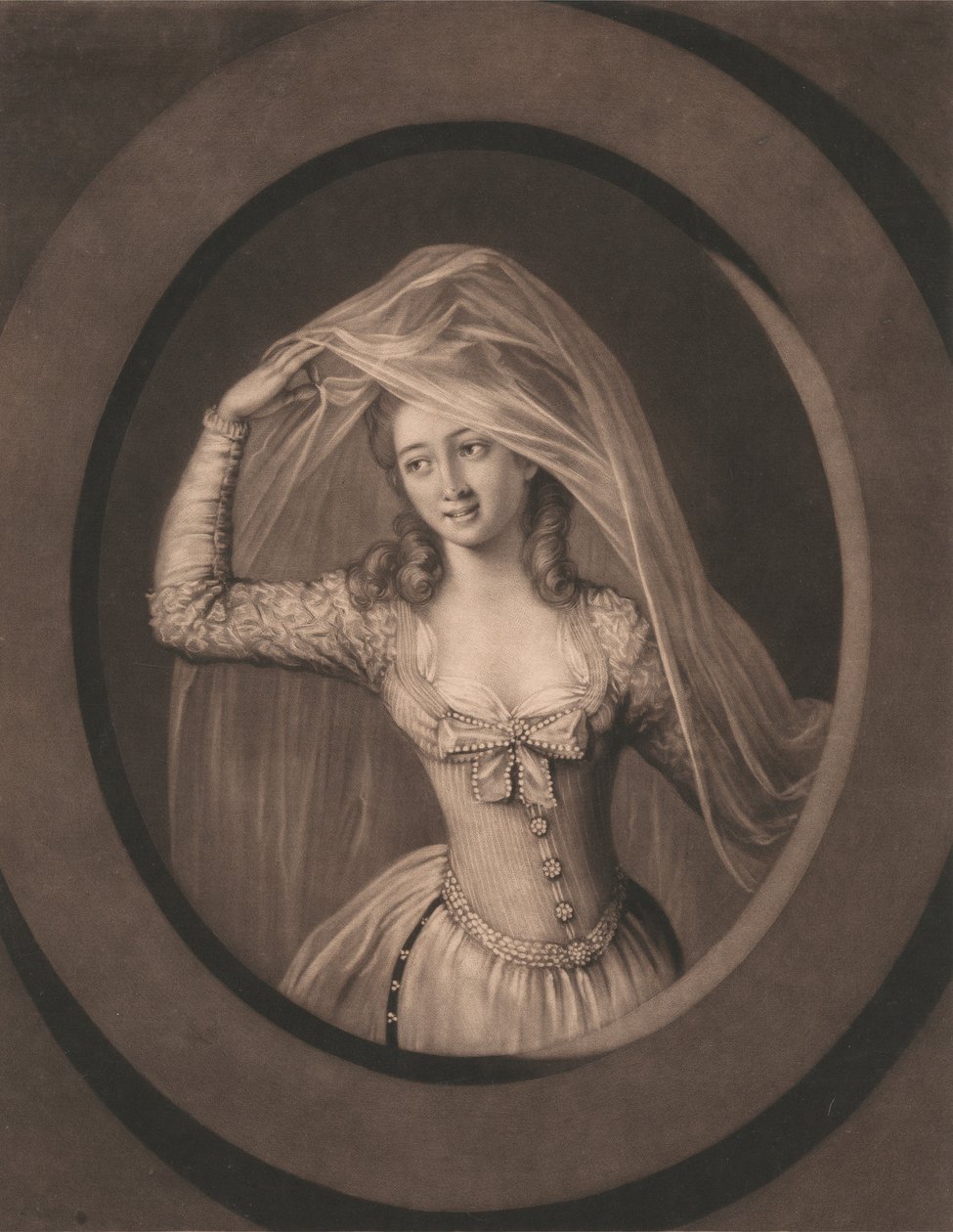 Miss Brown in der Rolle der Clara von John Raphael Smith