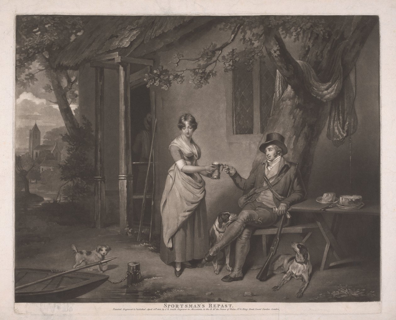 Mahlzeit des Sportsmanns von John Raphael Smith