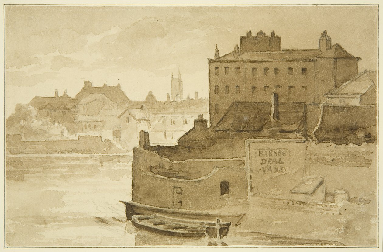 Schwimmender Hafen, bei Counterslip von John Reverend Eden