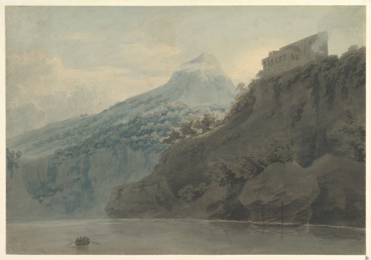 Am Golf von Salerno nahe Vietri von John Robert Cozens