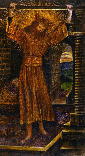 Die Weinpresse, um 1860 von John Roddam Spencer Stanhope