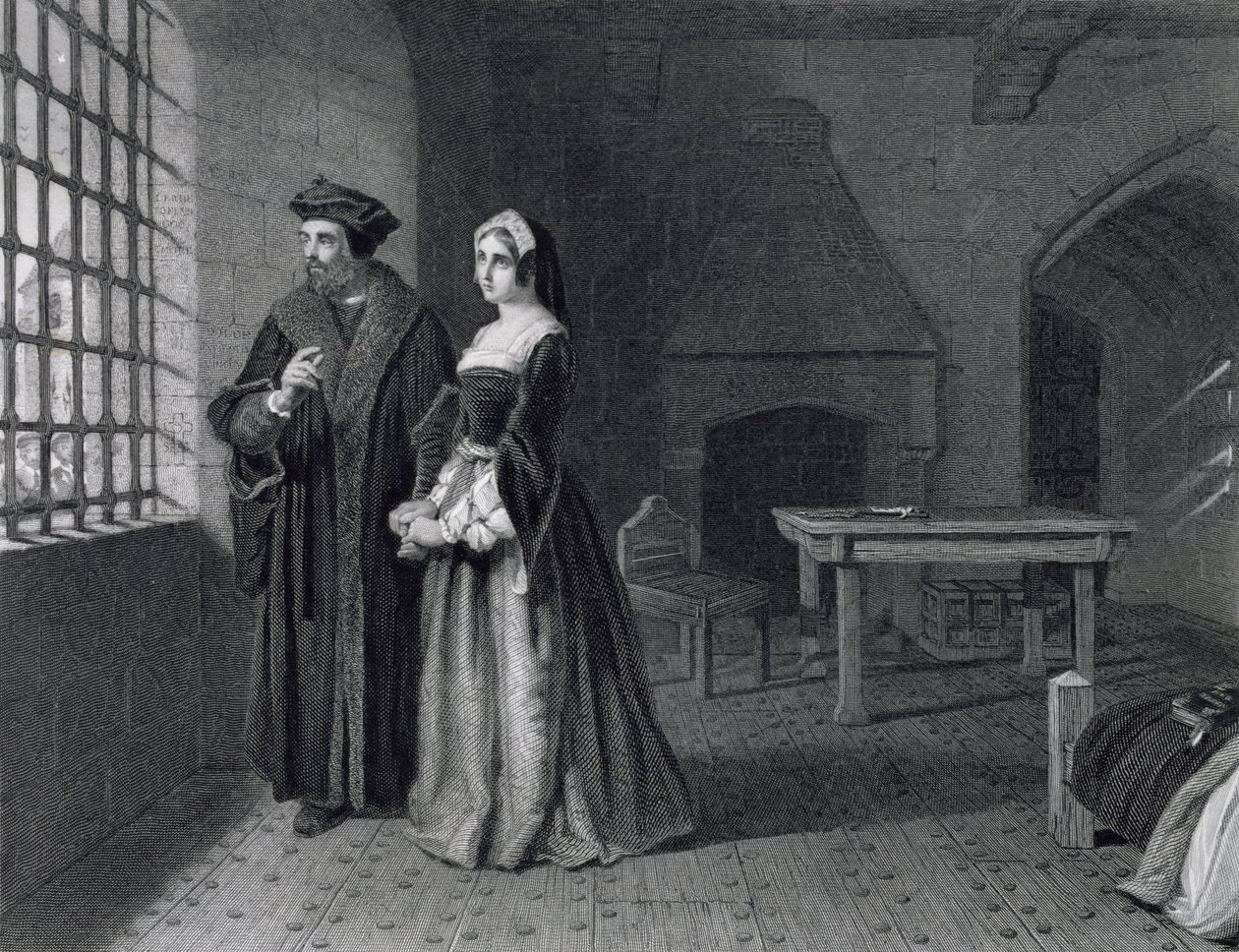 Sir Thomas More (1478-1535) graviert von Outrim von John Rogers Herbert