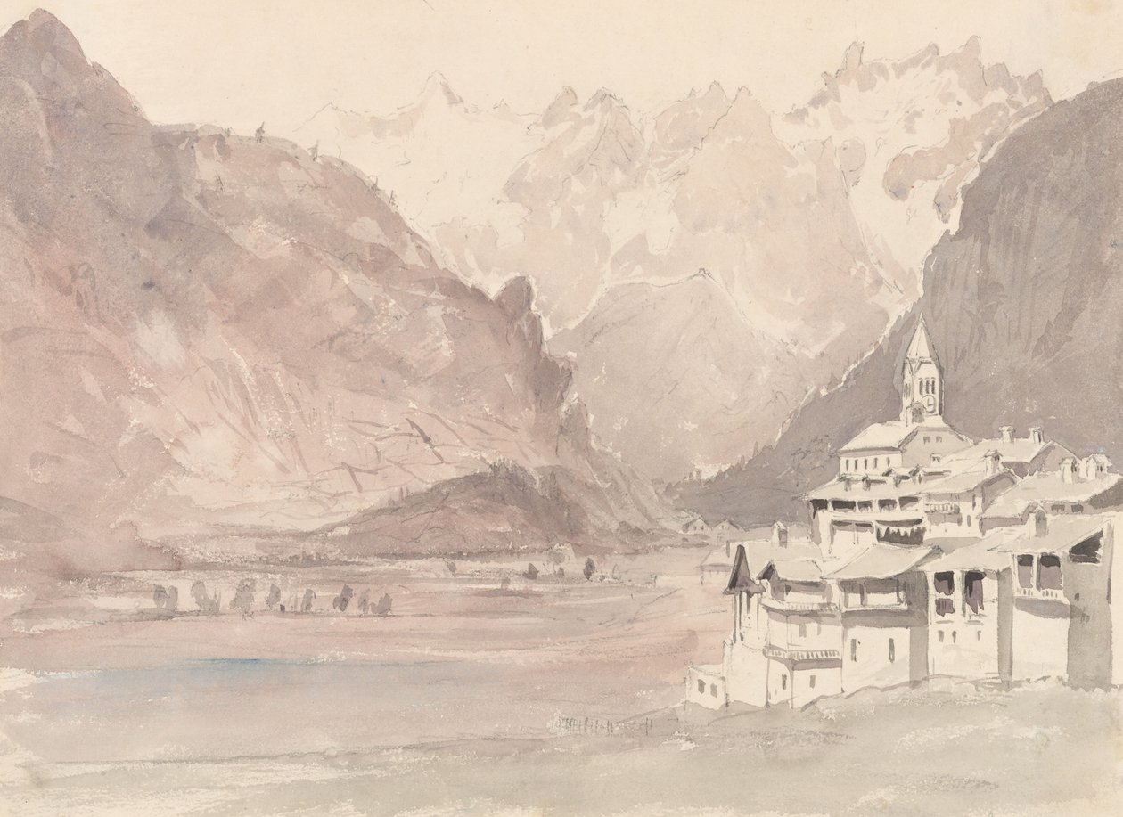 Schweizer Berglandschaft von John Ruskin