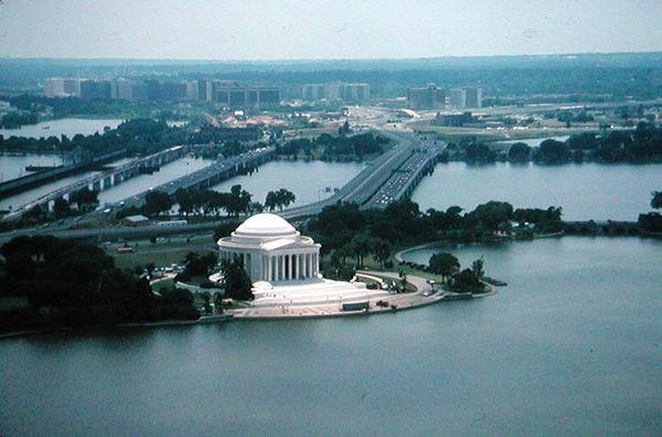 Jefferson Memorial, erbaut 1938-43 von John Russell Pope