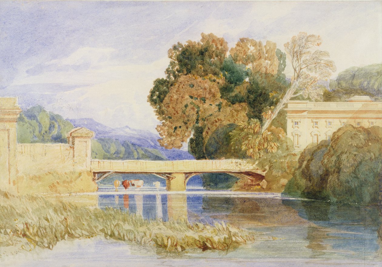 Schloss Navarre, in der Nähe von Evreux, Normandie von John Sell Cotman