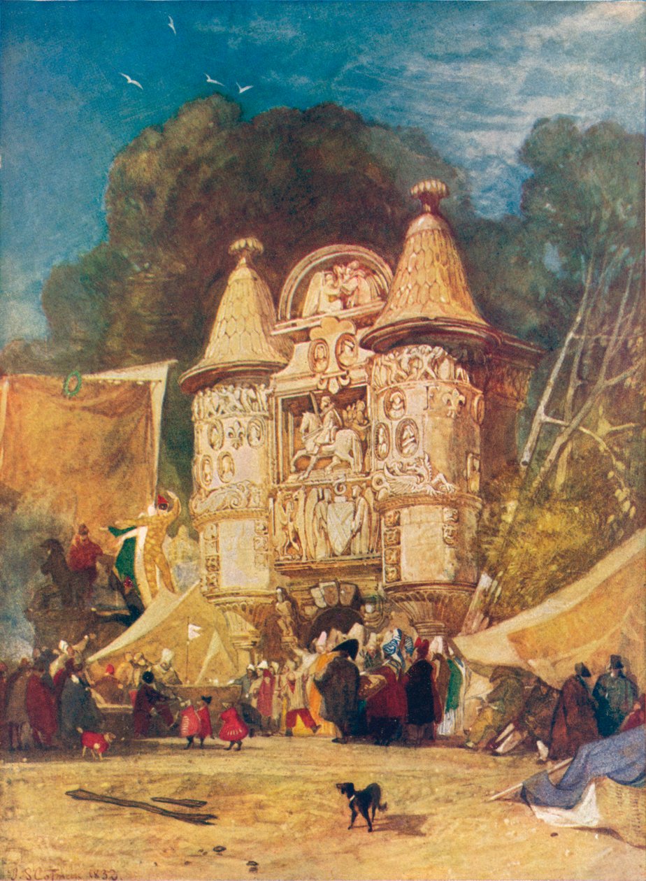 Tor der Abtei Aumale, Normandie, 1832 von John Sell Cotman